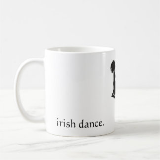 Taza De Café baile irlandés. - Silhouette Soft Shoe Irish Dance