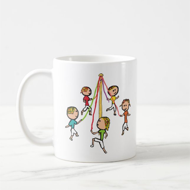 Taza De Café Baile Maypole (Izquierda)