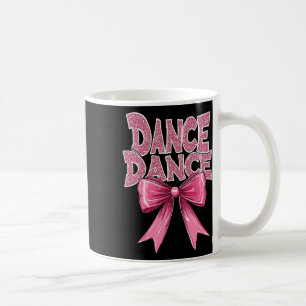 Taza De Café Baile Rosa de Baile Bow Cute Ballet Recital Cl Chi