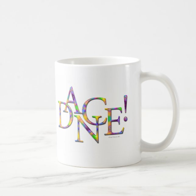 Taza De Café ¡Baile! (Tie-dye) Café Mug (Derecha)