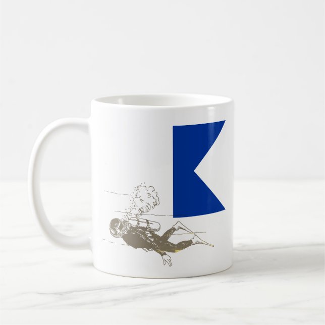 Taza De Café Bajar el Buzo (Izquierda)