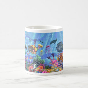 Taza De Café Bajo el mar