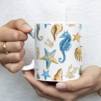 Bajo el mar, azul y oro personalizado