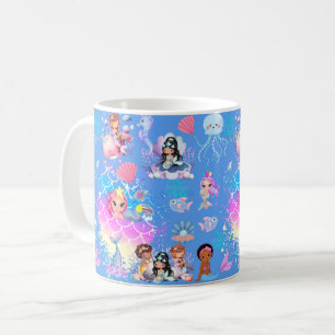 Taza De Café Bajo las olas