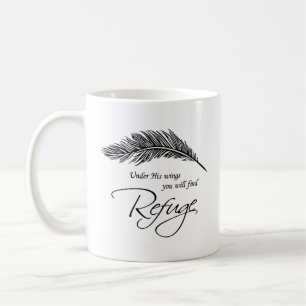 Taza De Café Bajo Sus Alas Encontrarás Refugio