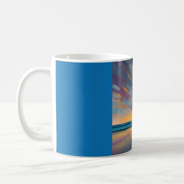 Taza De Café "Bajo un cielo majestuoso". (Izquierda)