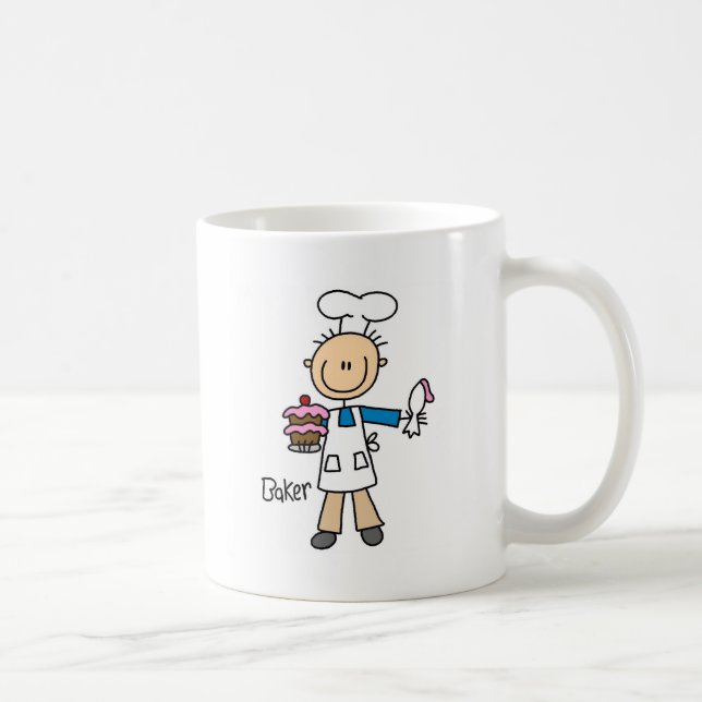 Taza De Café Baker Con Pastel (Derecha)