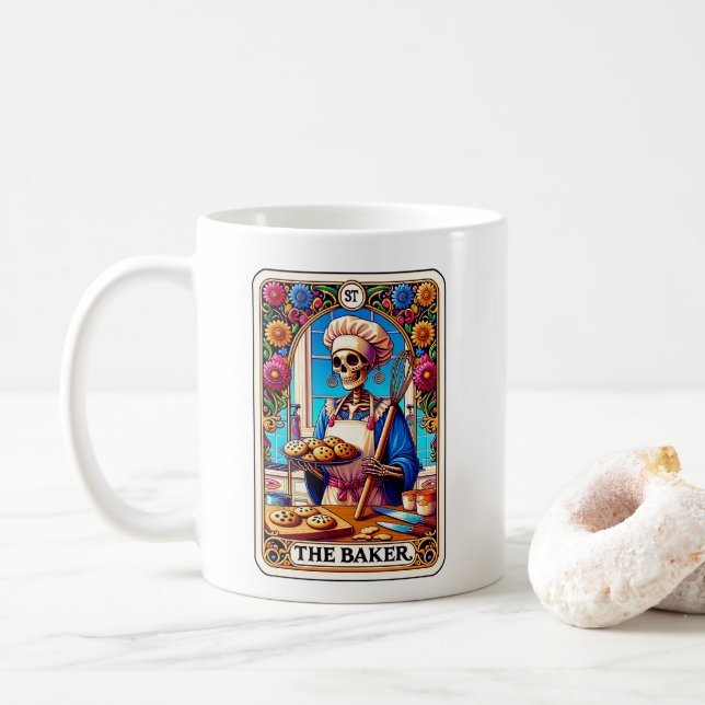 Taza De Café Baker Tarot (Con donut)
