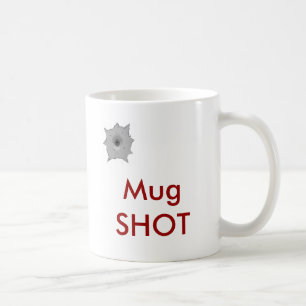 Taza De Café bala, fotografía de detenido