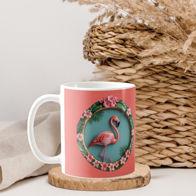 Taza De Café Balanceo Flamingo (Subido por el creador)