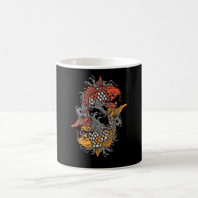Taza De Café Balancing Koi (Centro)
