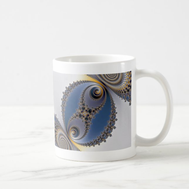 Taza De Café Balanza - Fractal (Derecha)