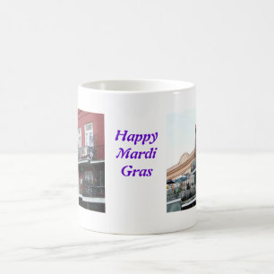 Taza De Café Balcones del hierro labrado del barrio francés
