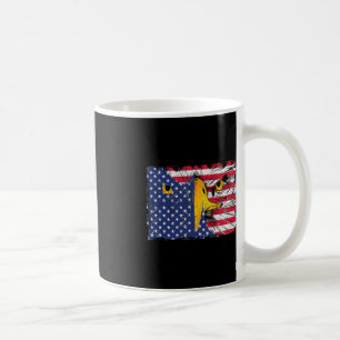 Taza De Café Bald Eagle Bandera Estadounidense 4 De Julio