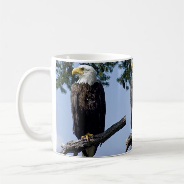 Taza De Café Bald Eagle Mugs (Izquierda)
