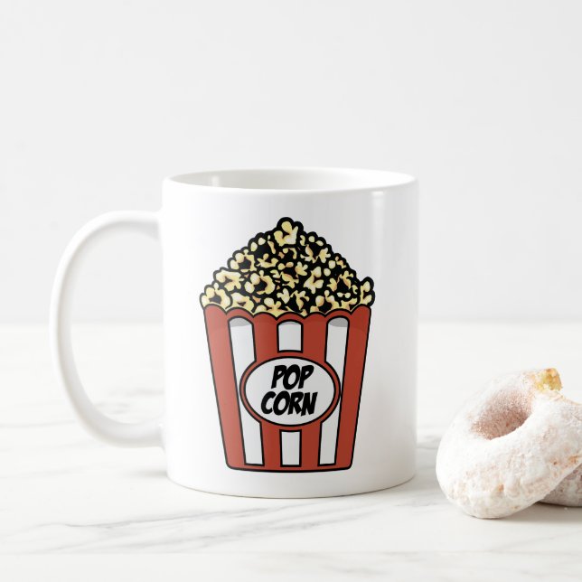 Taza De Café Balde de Pipoca (Con donut)