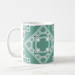 Taza De Café Baldosa Art Deco