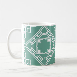 Taza De Café Baldosa Art Deco