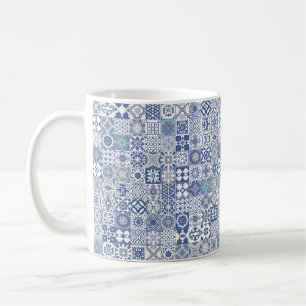 Taza De Café Baldosa azul marroquí