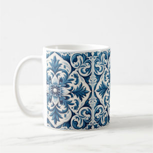 Taza De Café Baldosa azul portuguesa