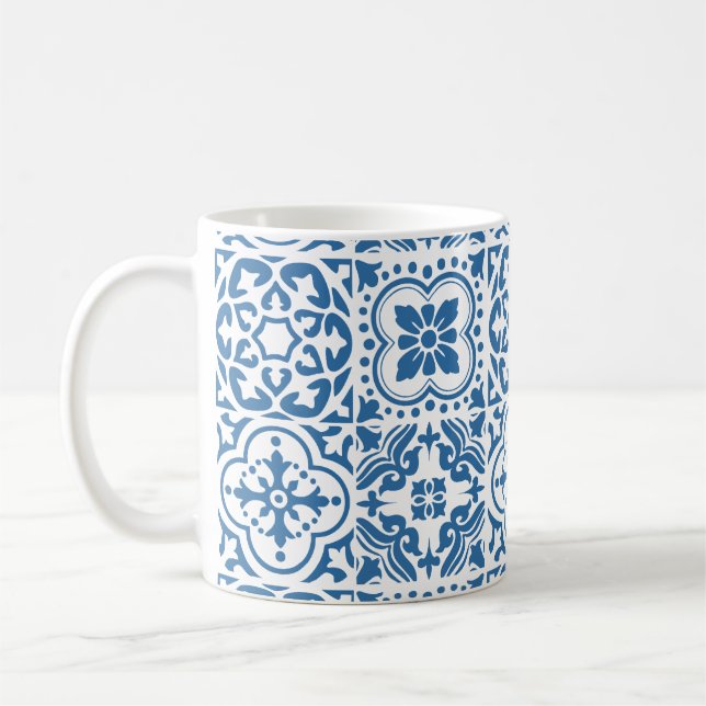Taza De Café Baldosas azules portuguesas 2 (Izquierda)