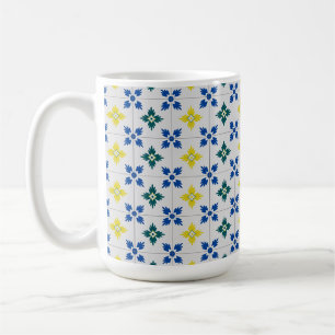 Taza De Café Baldosas de bonito de Lisboa o azulejo
