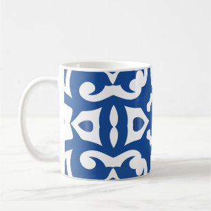 Taza De Café Baldosas de cerámica azulejo portugal. Viñeta sin