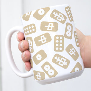 Taza De Café Baldosas de Mahjong