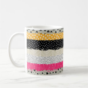 Taza De Café Baldosas de mosaico: Diseño versátil y sin inconve