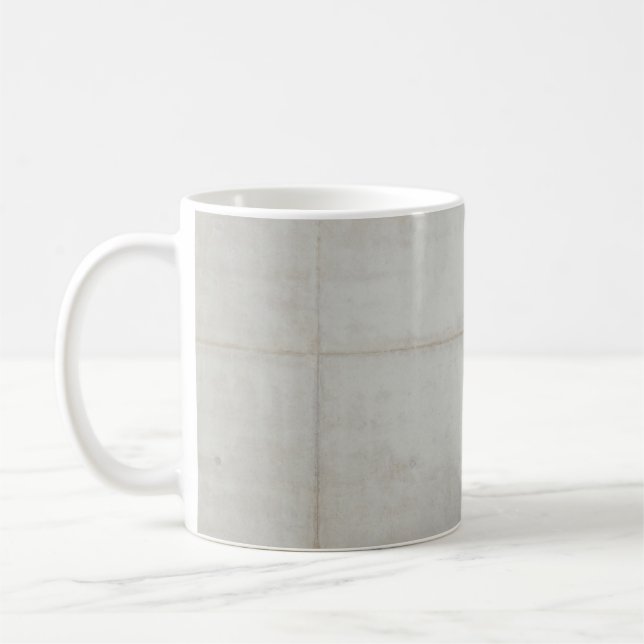 Taza De Café Baldosas de pared blancas (Izquierda)