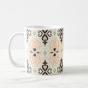 Taza De Café Baldosas de Talavera, diseño ornamental mediterrán