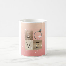 Taza De Café Baldosas L-o-v-e