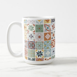 Taza De Café Baldosas mediterráneas