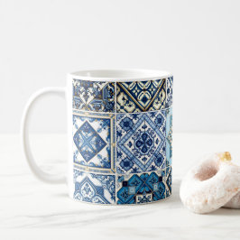 Taza De Café Baldosas mediterráneas, portuguesas, azulejo, mall