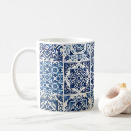 Taza De Café Baldosas mediterráneas, portuguesas, azulejo, mall