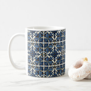 Taza De Café Baldosas mediterráneas, portuguesas, azulejo, mall