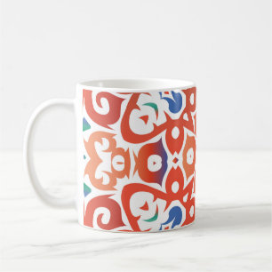 Taza De Café Baldosas ornamentadas antiguas talavera méxico. Di