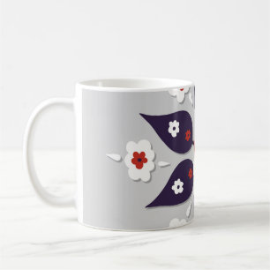 Taza De Café Baldosas otomanas antiguas, de estilo turco, abstr