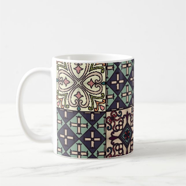Taza De Café Baldosas portuguesas: sin problemas al estilo Tala (Izquierda)