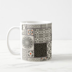 Taza De Café Baldosas sin costura con el Islam, el árabe, el in