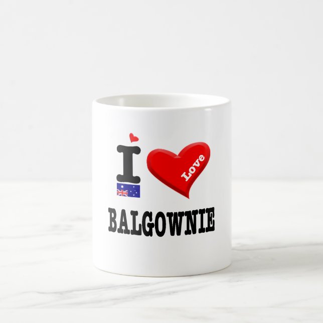 Taza De Café BALGOWNIE - Amo el imán (Centro)