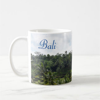 Taza De Café Bali Ubud Terrasse Ricefields