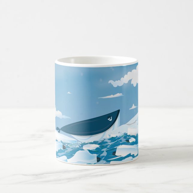 Taza De Café Ballena ártica (Centro)