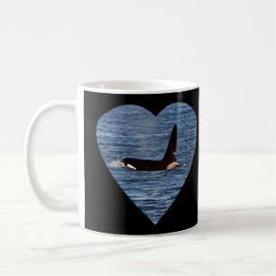Taza De Café Ballena Asesina John Coe Personalizable Orca de la