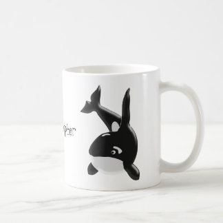Taza De Café Ballena asesina simplemente añada nombre