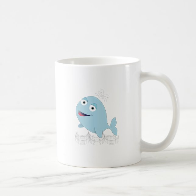 Taza De Café Ballena azul (Derecha)