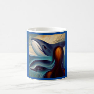 Taza De Café Ballena de animales espirituosos 3