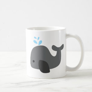 Taza De Café Ballena gris