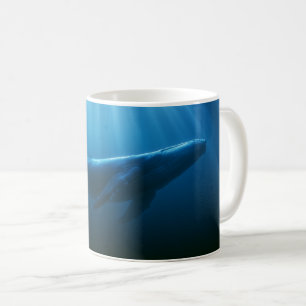 Taza De Café Ballena jorobada submarina