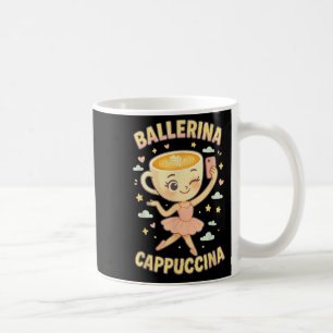 Taza De Café Ballerina Cappuccina Italiana Brainrot Virgen Meme